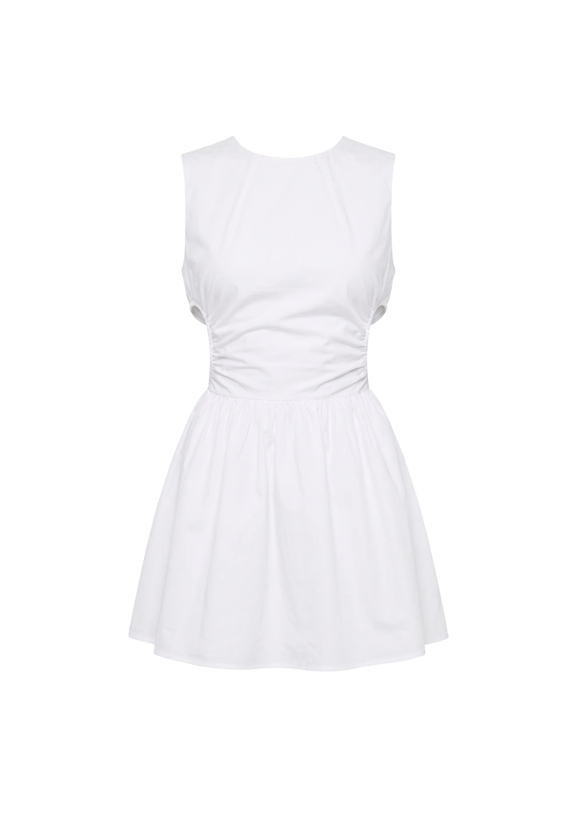 Sabine Mini Dress Poplin Optic White - Image 5