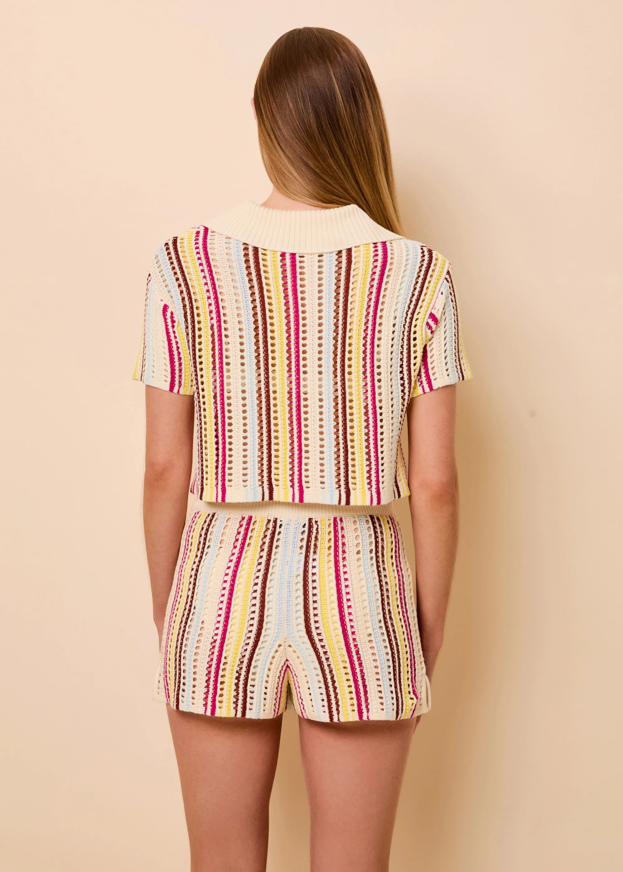 Scarlett Top Ladder Knit Symi Stripe - Image 2