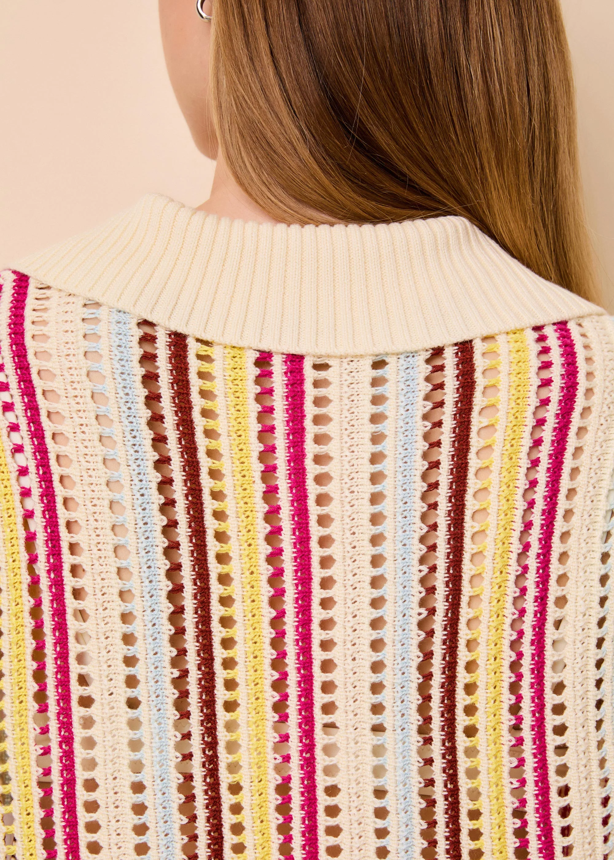 Scarlett Top Ladder Knit Symi Stripe - Image 6