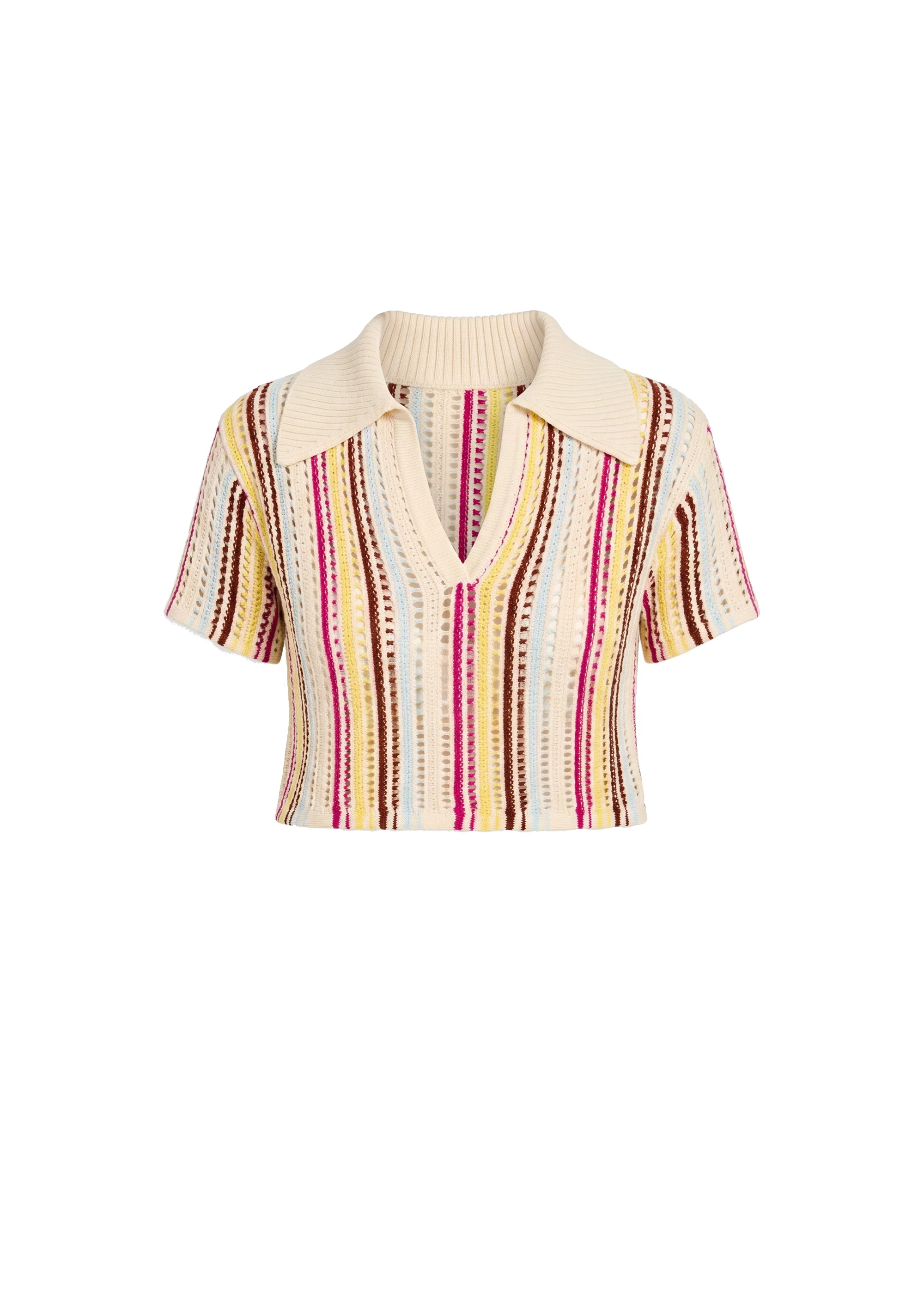 Scarlett Top Ladder Knit Symi Stripe - Image 7