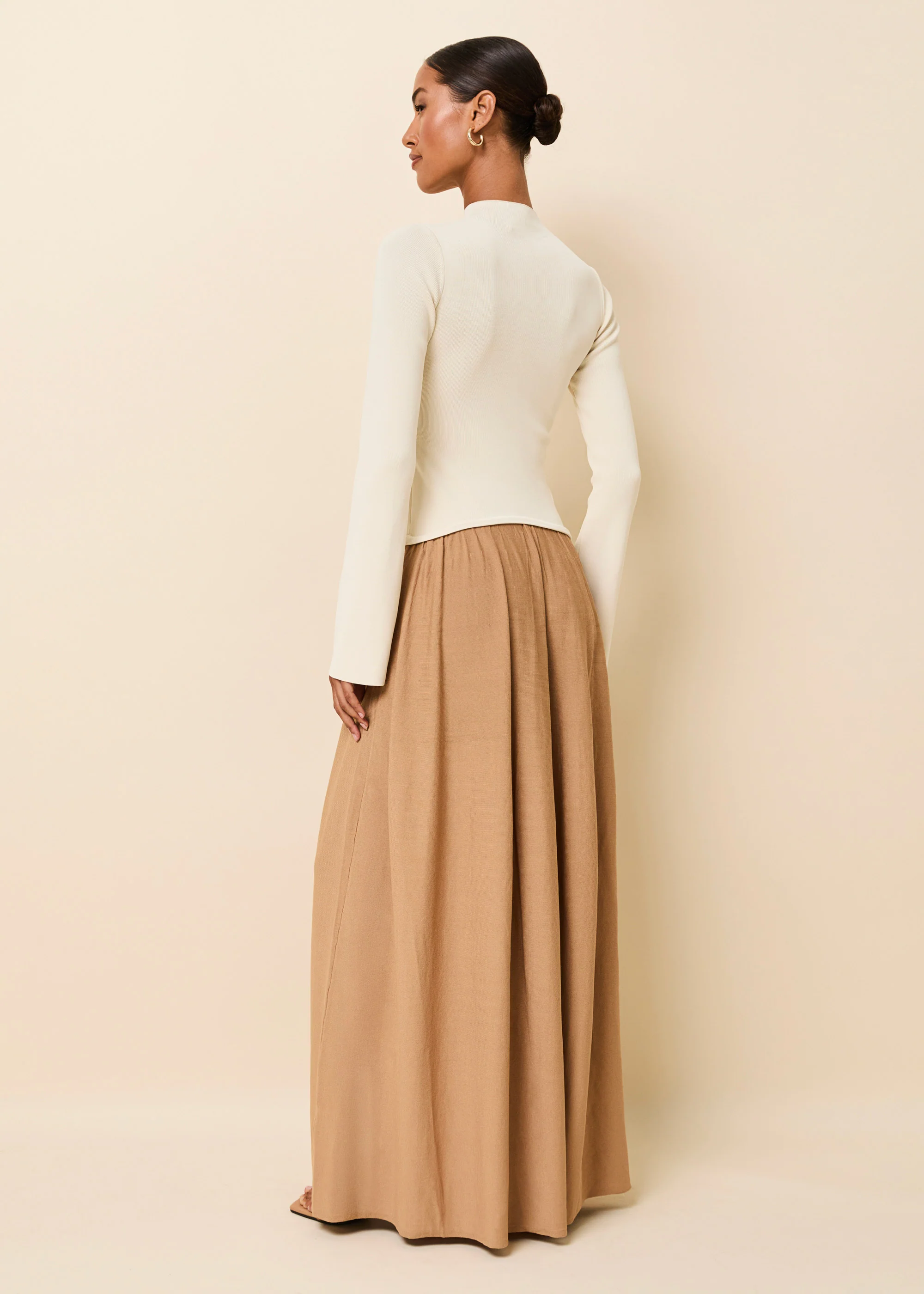Soglio Dress Camel / Brule - Image 2
