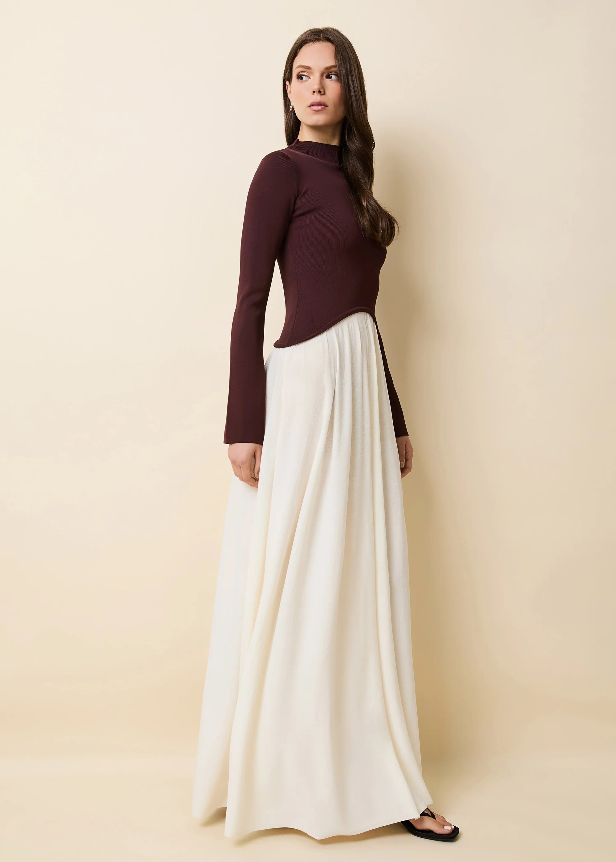 Soglio Dress Raisin Brown / Brule - Image 4