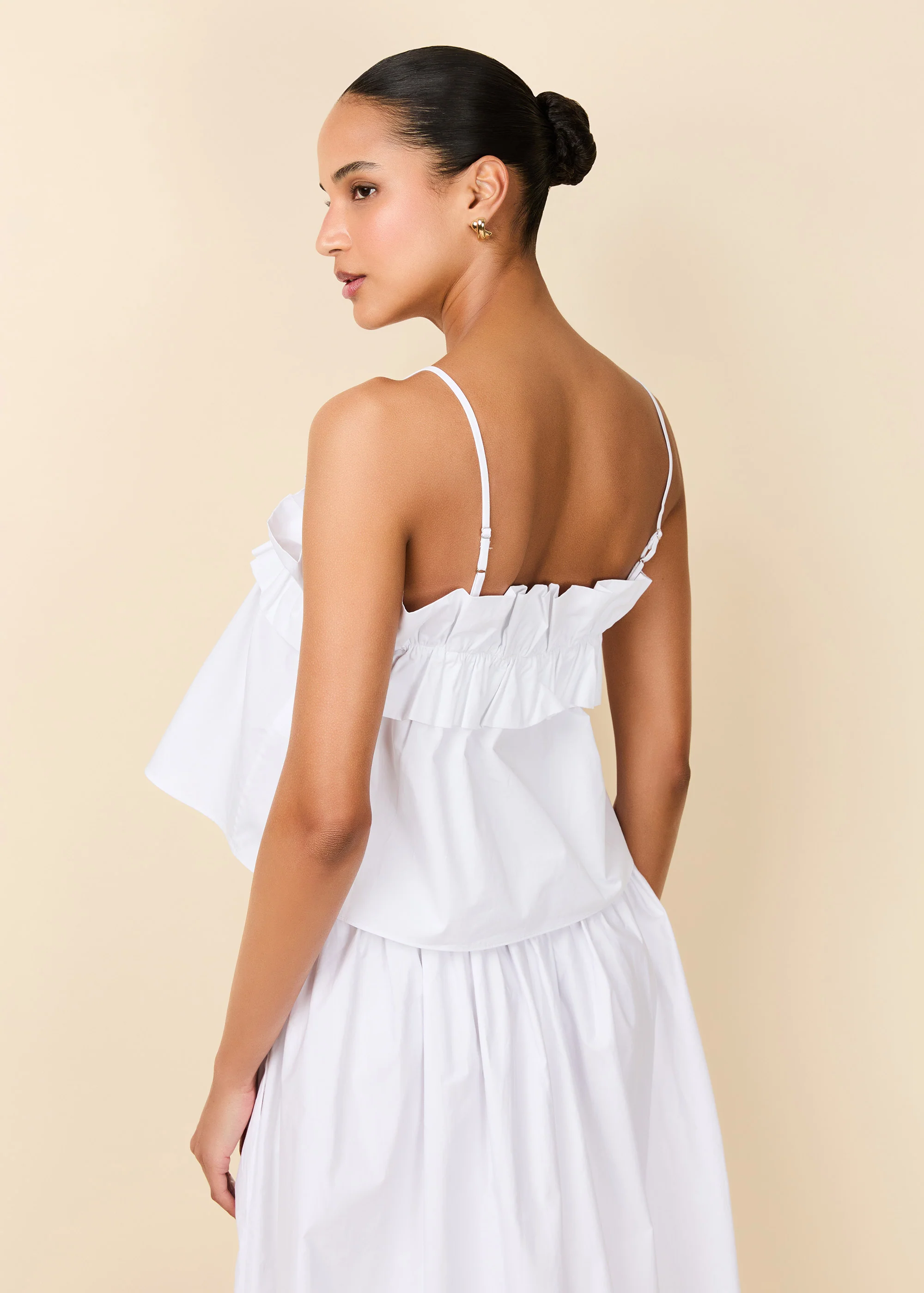 Sophie Top Poplin Optic White - Image 4