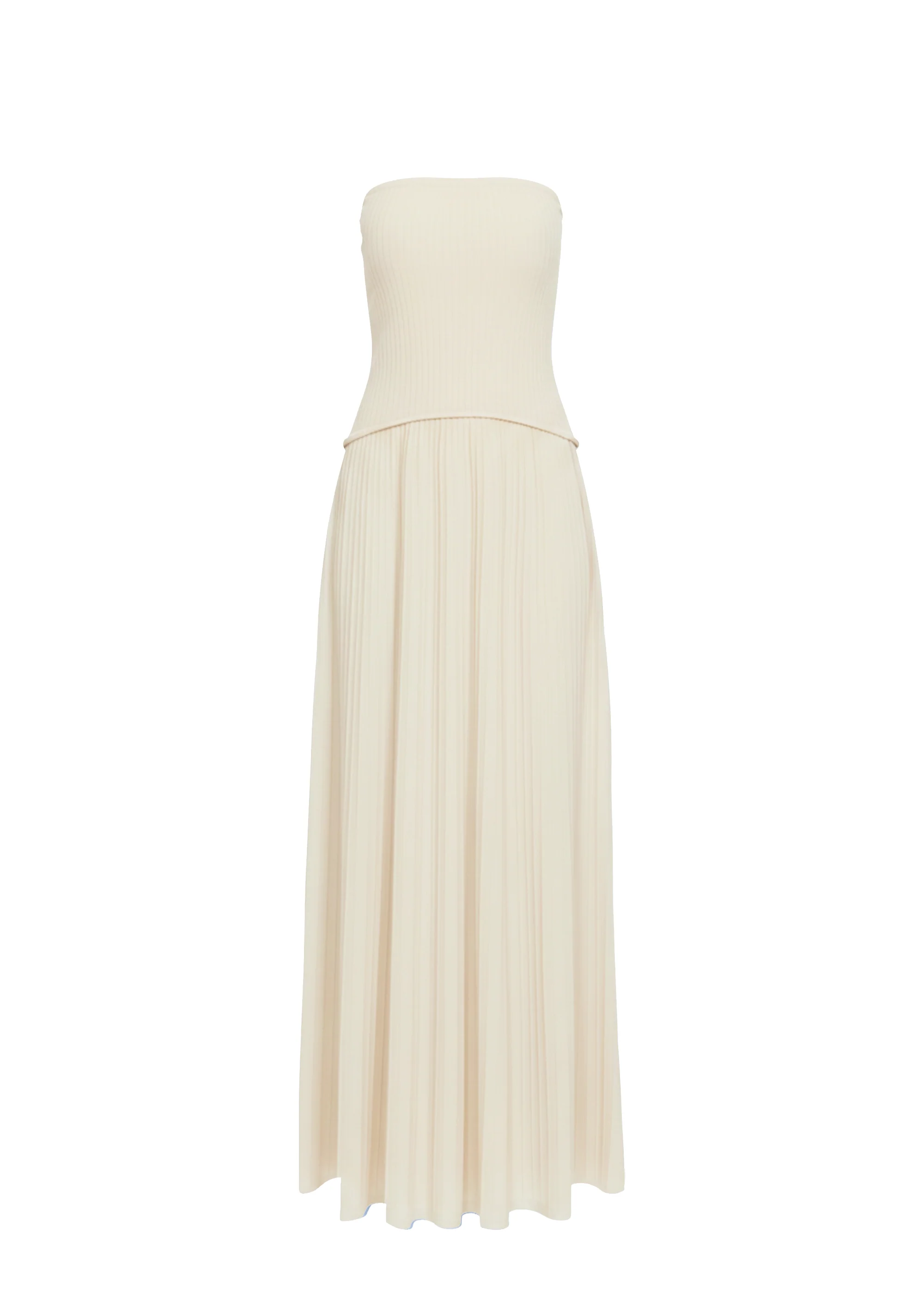 Strapless Soglio Dress Ribbed Brule - Image 5