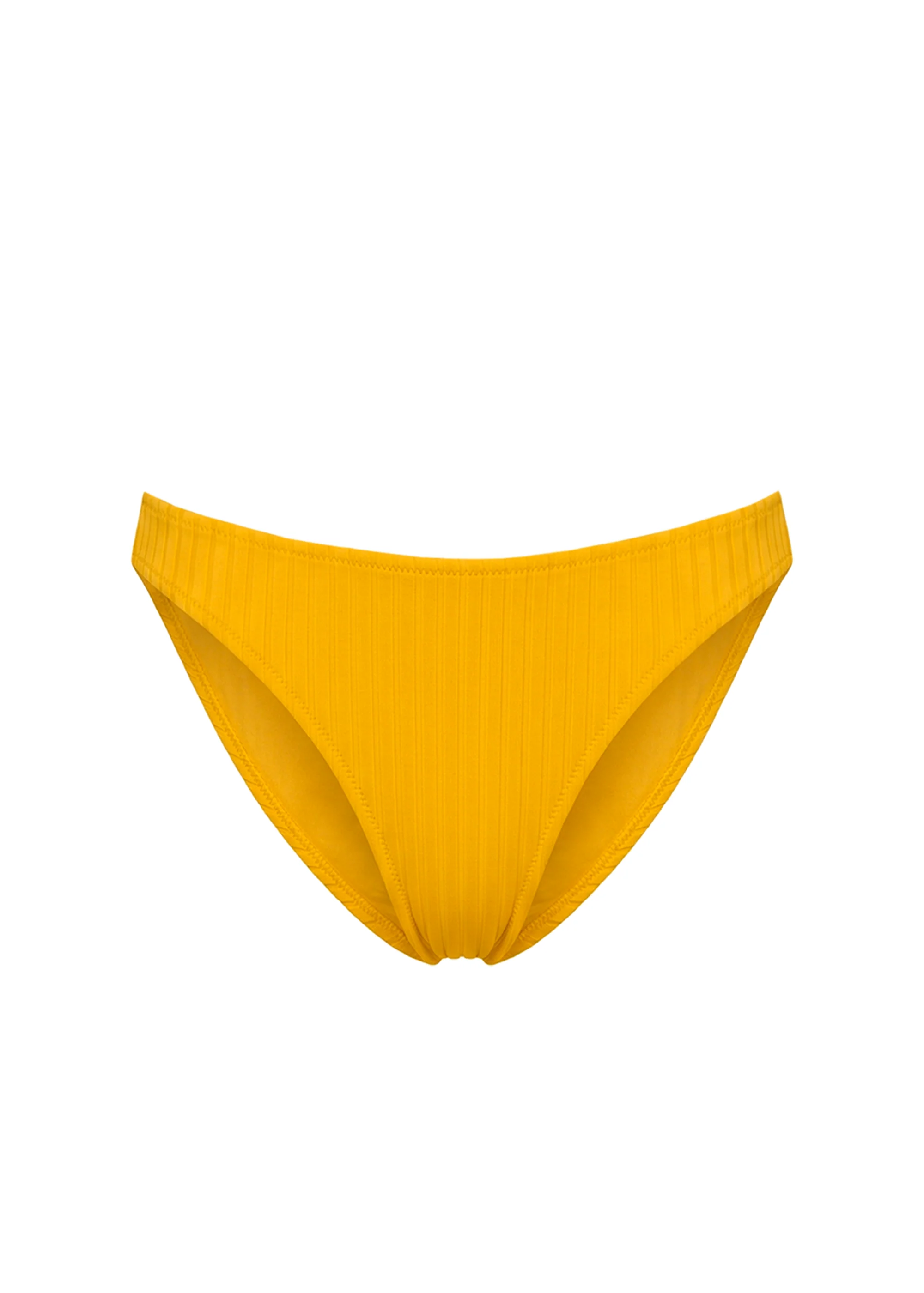 Tati Bikini Bottom Luxe Rib Pineapple - Image 5