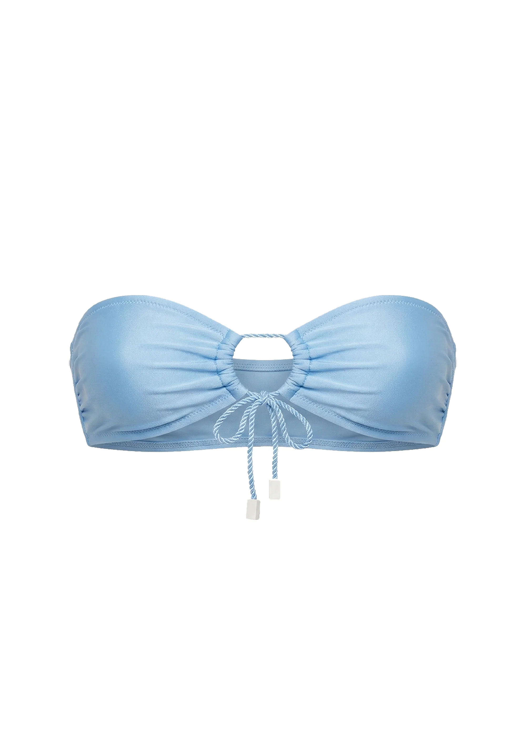Tati Tie Bikini Top Lustre Blue Lagoon - Image 5