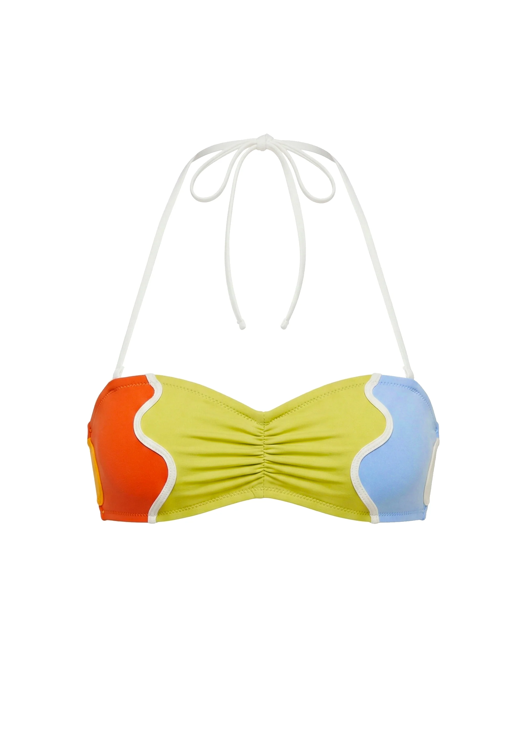 Teagan Bikini Top Colorblock Floral - Image 5