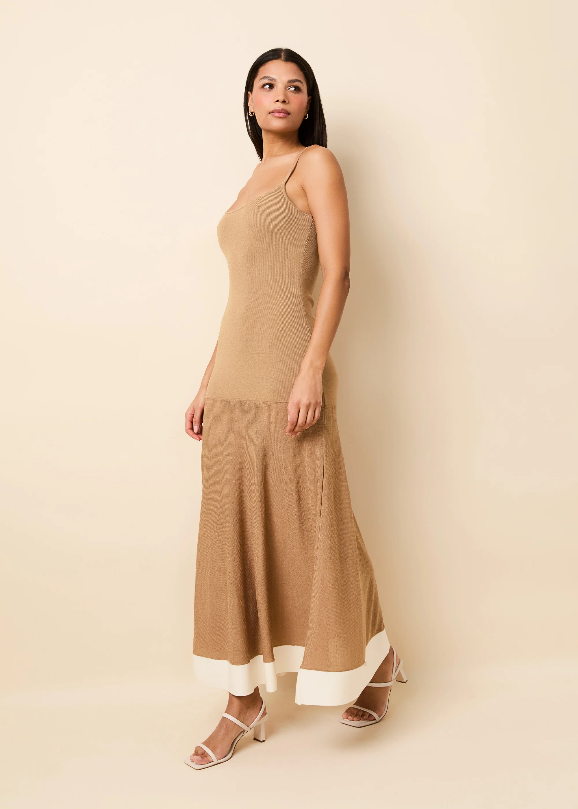 Tess Dress Camel / Brule - Image 3
