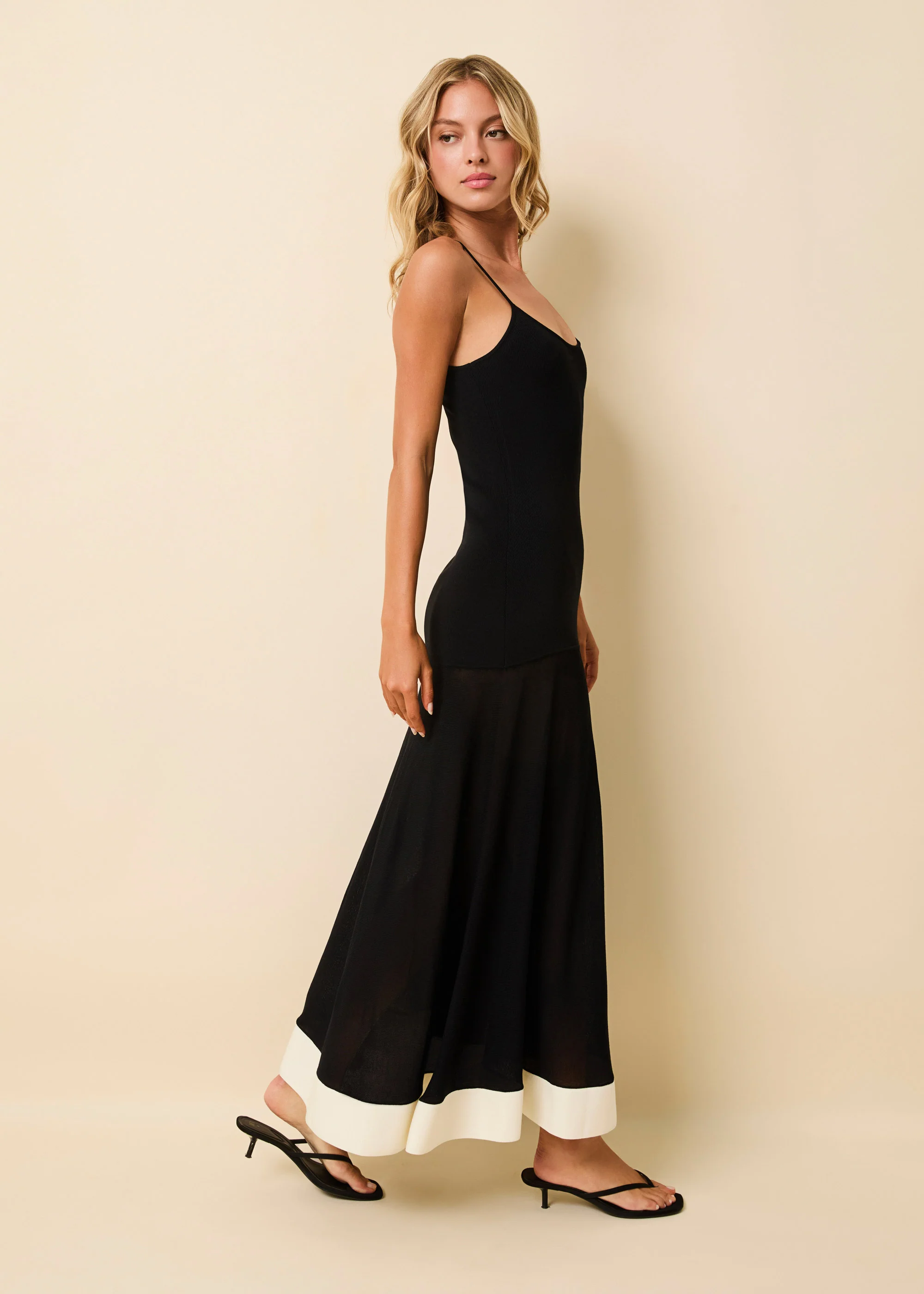 Tess Dress Noir / Brule - Image 3