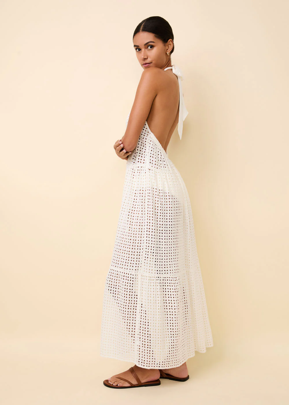 Kai Dress Leaf Eyelet Brule - Image 4