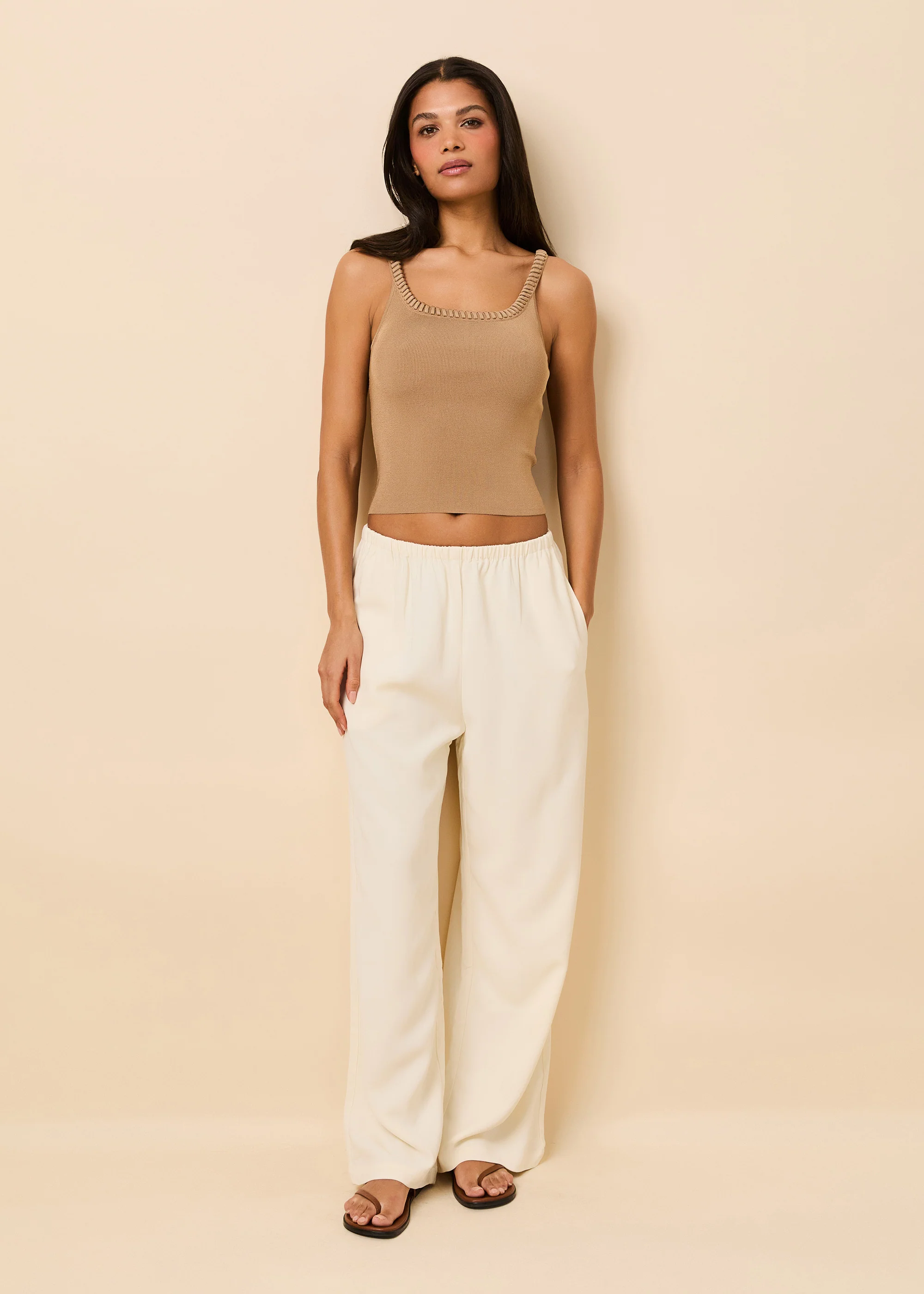 Monaco Pant Ecru - Image 5