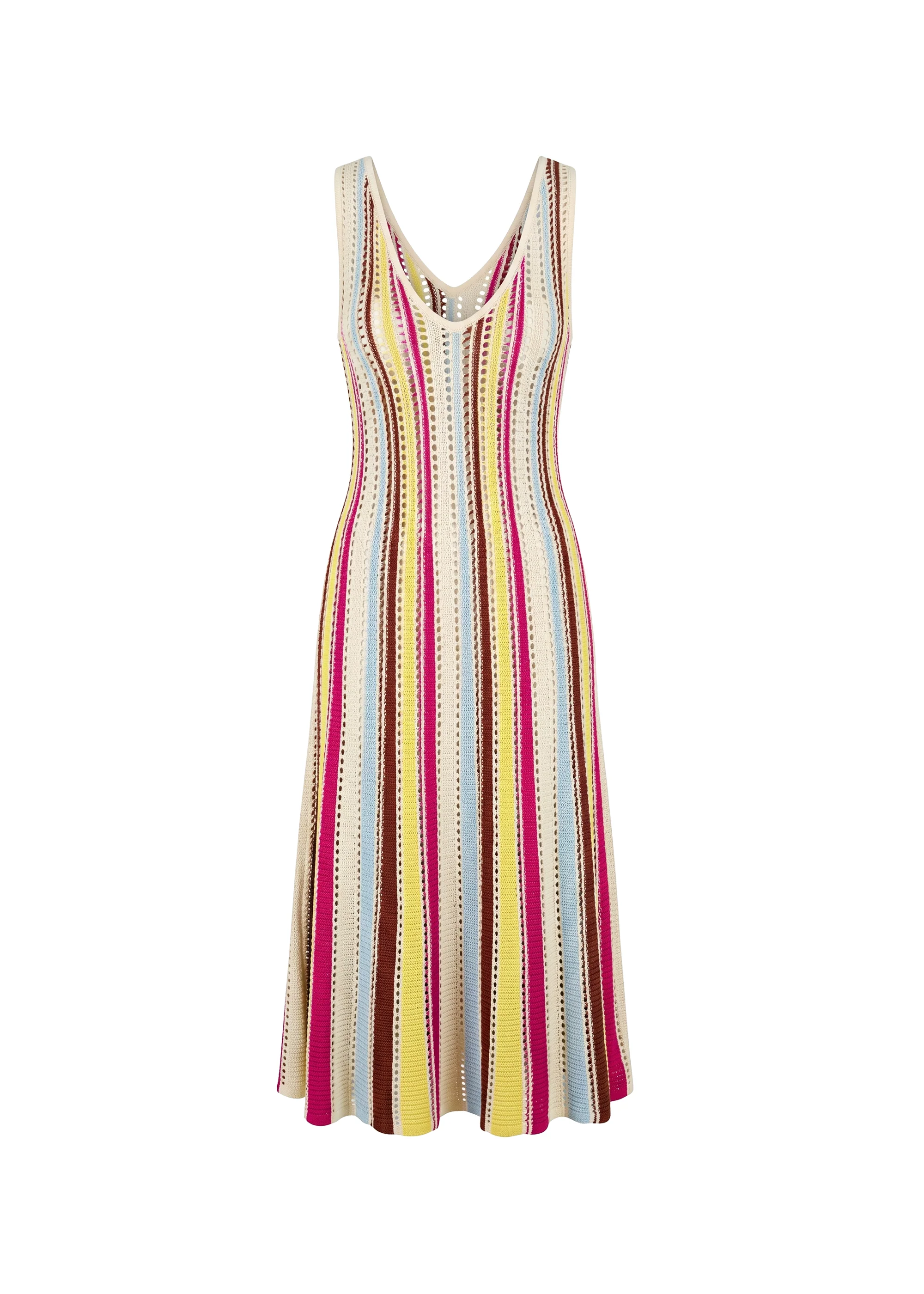 Velmira Dress Ladder Knit Symi Stripe - Image 6